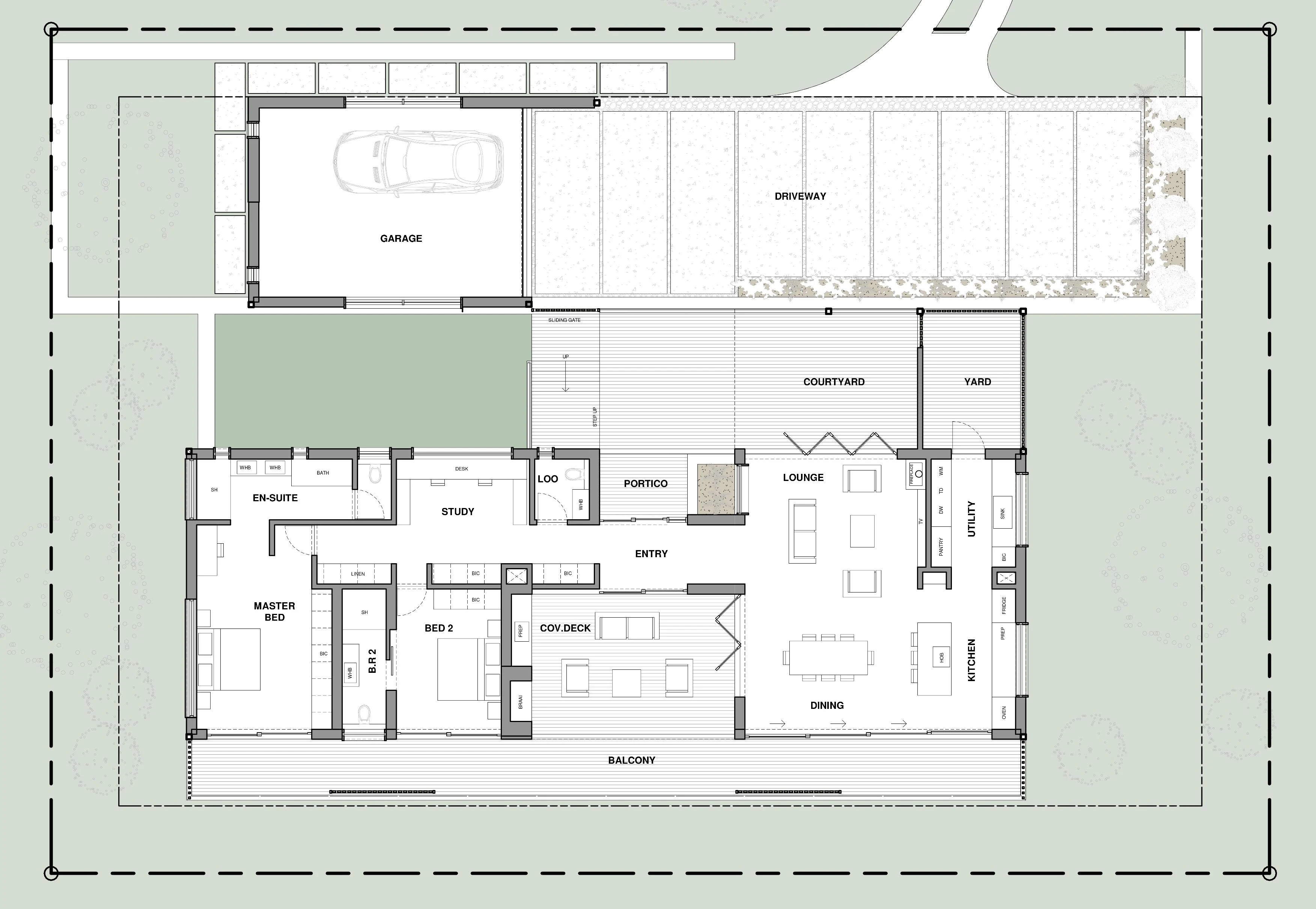 2 Bedroom Floor Plan